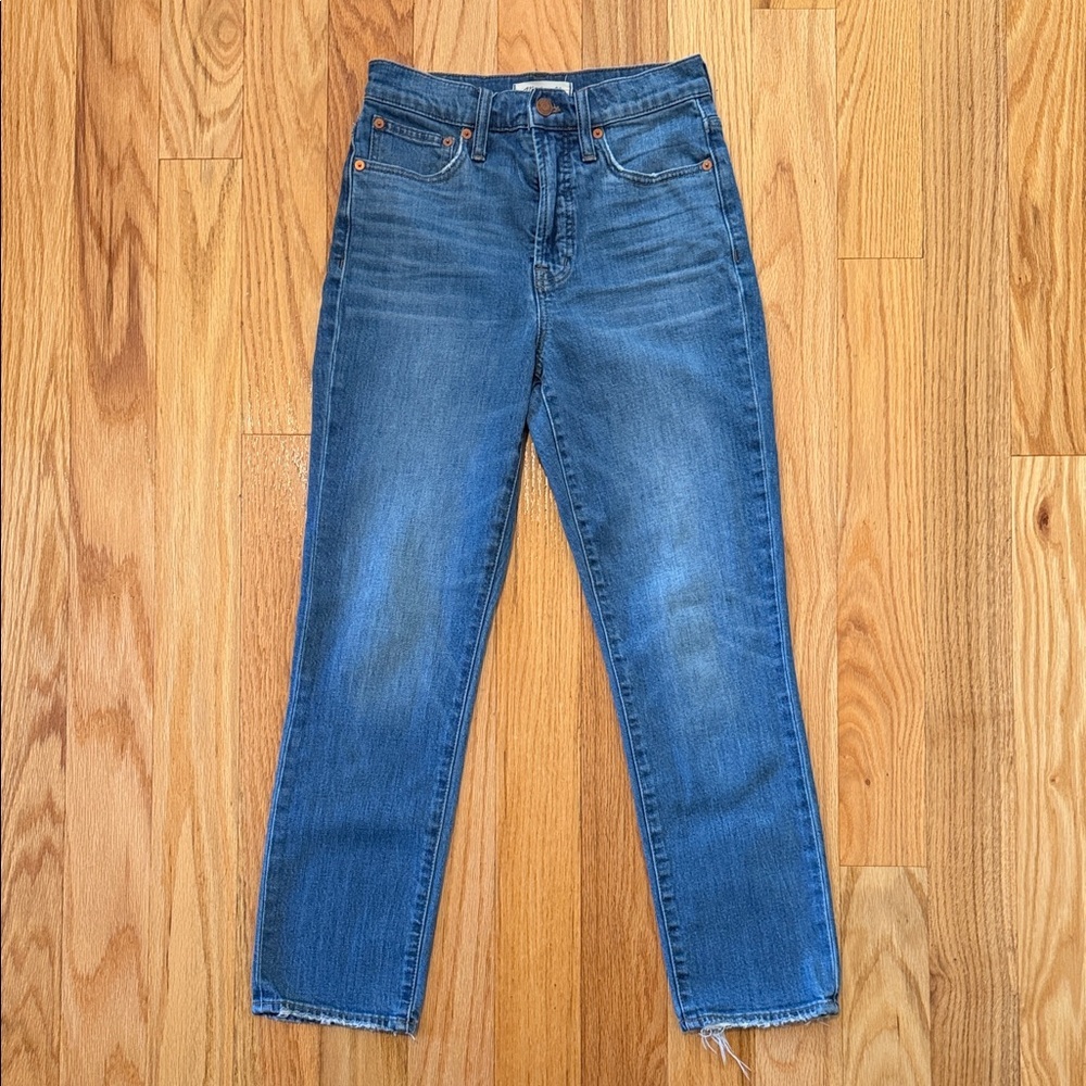 Madewell‎ Size 25 The Perfect Vintage Crop Jean Classic Blue Women's Jeans